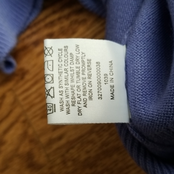 (14) Papaya Soft Knit Pastel Long Sleeve Tie Waist Sweater Fall Winter Modest - Picture 10 of 10